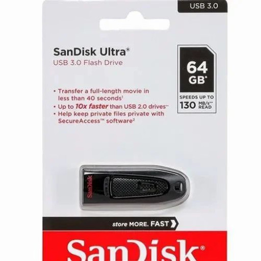 64GB 3.0 Black pandrive