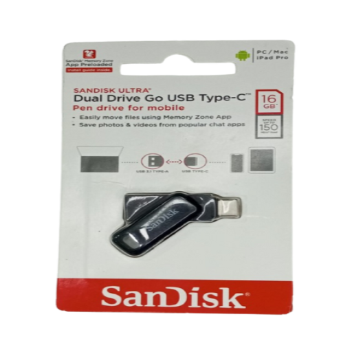 16GB USB+TYPE-C OTG PANDRIVE