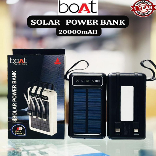 Boat Solar 20000mAh 4-in-1 Power Bank