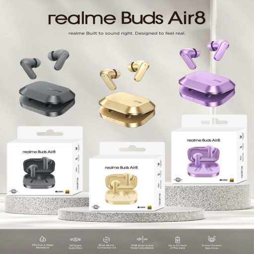 Realme Air 8  new  model buds