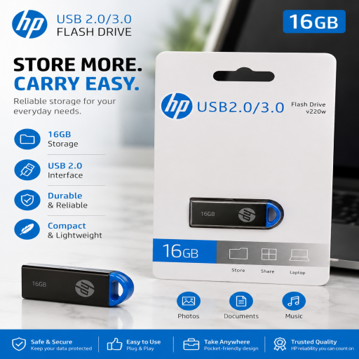 16GB HP Pandrive 2.0/3.0 Mattel