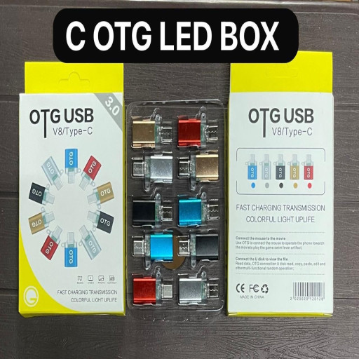 LED TYPE-C. Otg Box 3.0 speed