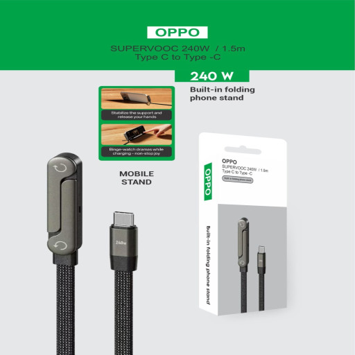 OPPO  240W  C To C  Stand super fast cable