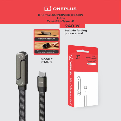 ONE PLUS  240W  with stand Super fast cable