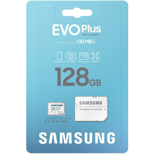 samsung Evo plus 128 GB memory Card ultra