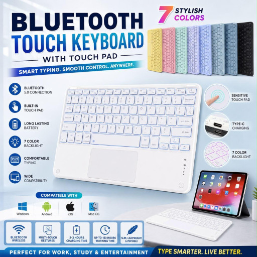 wireless KEYBOARD WITH TOUCH PAD