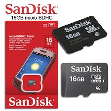   SANDISK 16GB MEMORY CARD