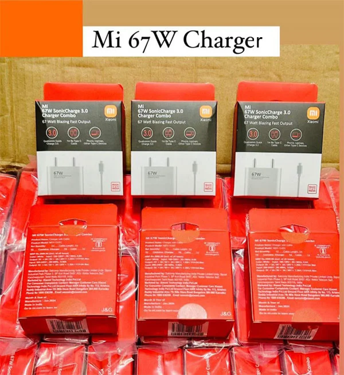 MI  67W  PREMIUM CHARGER 