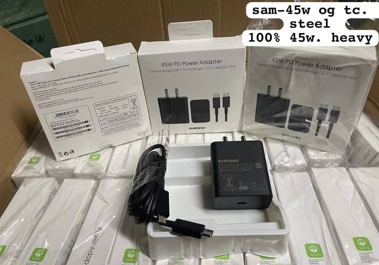 SAMSUNG NEW 45W FULL CHARGER IMPORTED - Image 2