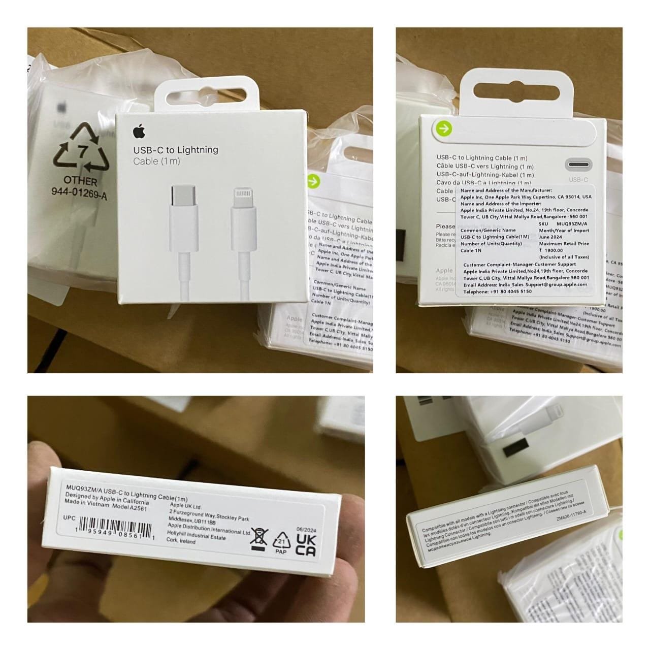 C TO LIGHTNING CABLE NEW PACKING - Image 2