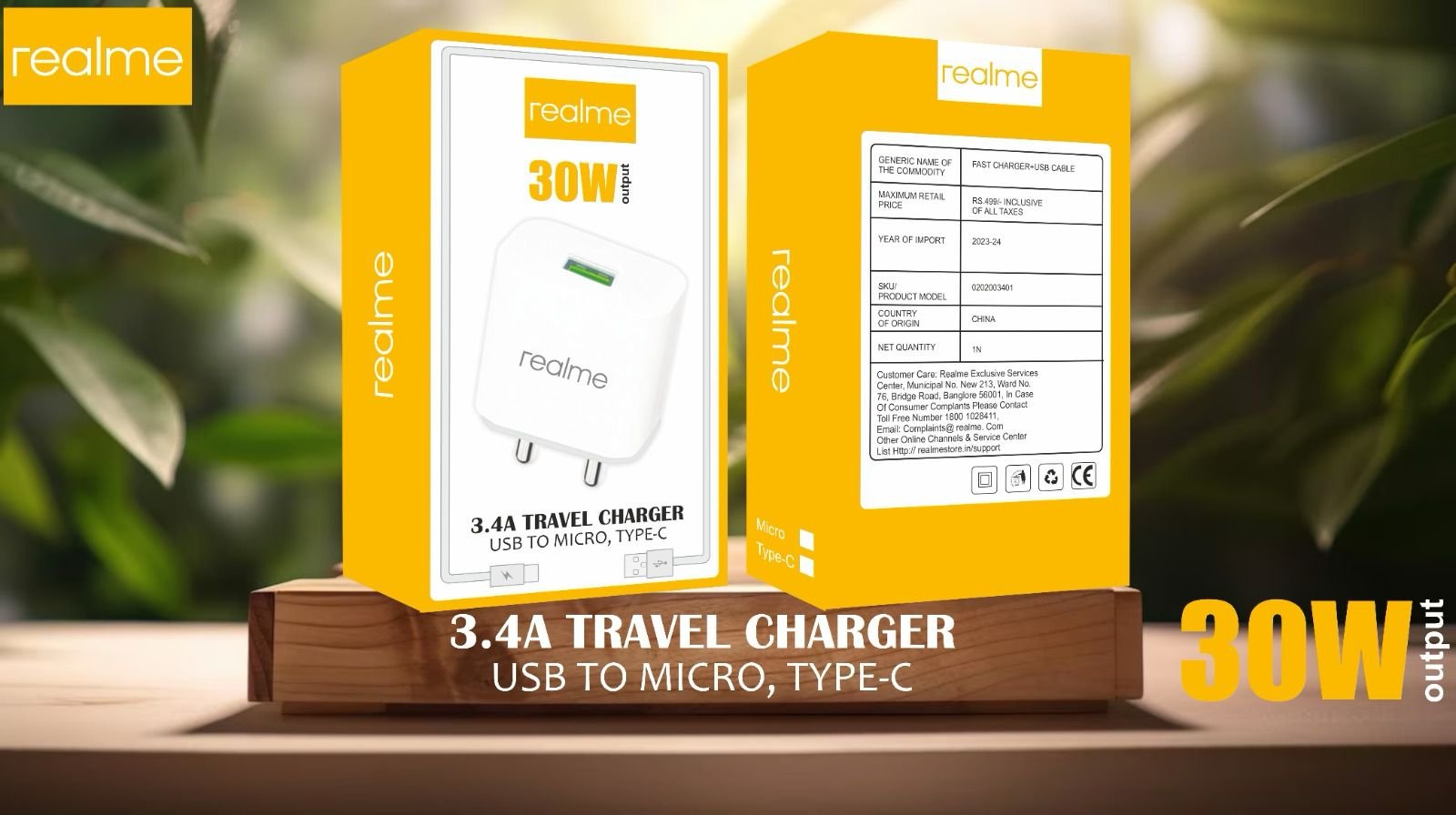  V8REALME 30 W CHARGER 
