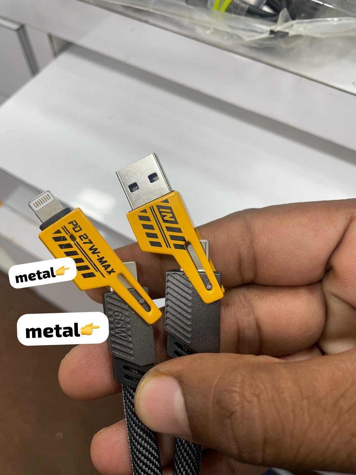 120W. 4 IN 1 CABLE WITH BOX - Image 3