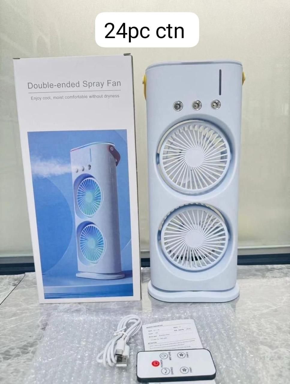 DUAL FAN RECHARGEABLE MINI COOLER - Image 3