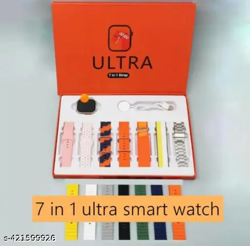 7 STRAP + SMART WATCH COMBO 