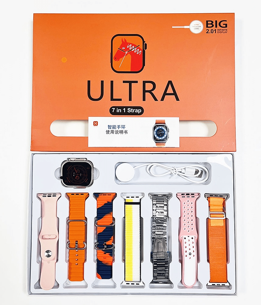 7 STRAP + SMART WATCH COMBO - Image 2